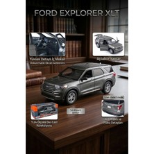 Craftivio Motor Max 1:24 Ölçek 2022 Ford Explorer Xlt Lacivert Diecast Model Metal Araba