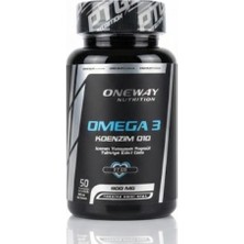 Oneway Nutrition Omega 3 + Koenzim Q10 50 Kapsül