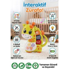 Craftivio Eğitici Müzikli ve Işıklı Interaktif Zürafa Bebek Oyuncağı - Ayarlanabilir Sesli, Bpa Içermez