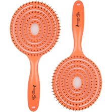 Naque Professional Üç Boyutlu Saç Fırçası Turuncu x 2