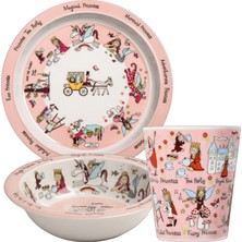 Tyrrell Katz Melamin Tabak, Kase ve Alıştırma Bardağı - Princess