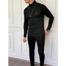 Modefendicom Slim Fit A Kalite Pamuk Tam Boğazlı Kazak