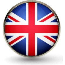 Tamgacrafts Ingiltere (United Kingdom) Bayrak Rozeti Metal Şekilli Yaka Pin
