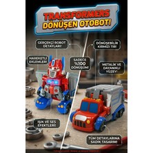 Craftivio Işıklı Sesli Dönüşebilen Robot Kamyon Otobot Transformers Oyuncak