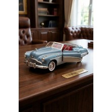 Craftivio Motormax 1:18 1949 Buick Roadmaster Diecast Model Araba - Mavi - Metal Koleksiyon Araç Lisanslı