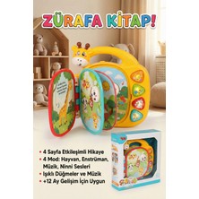 Craftivio Zürafa Kitap Eğitici Müzikli Sesli ve Işıklı Interaktif Bebek Oyuncağı (+12 Ay)