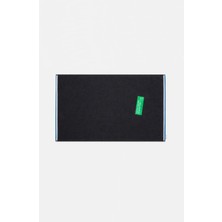 PremiumPort %100 Pamuk Siyah Banyo Paspas Havlu 50X80 Cm, Yumuşak ve Hafif