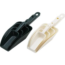 Naque Chermik Urve URV-3041 (4pcs) Ölçü Erzak Kürek Kaşık (Renkli PLASTIK)*120