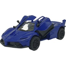 Ronanna Çek Bırak Metal Arabalar 13 cm - SR2212- Mavi (Lisinya)