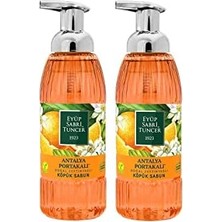 Naque Antalya Portakalı Doğal Zeytinyağlı Köpük Sabun 500 ml 2 Adet