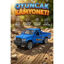 Craftivio Diecast 1:32 Metal Çek Bırak Kamyonet - Açılabilir Kapılı Oyuncak Araba - 13 cm Pickup Model Araç