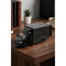 Craftivio Mercedes-Benz Sprinter 1:48 Ölçek Çek Bırak Metal Kargo Kamyoneti Oyuncak Araba 14 cm