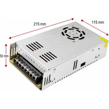 Class A Kalite 12V 40A Trafo, 12V 40A Kalın Kasa Metal LED Adaptörü