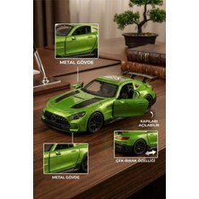 Craftivio Mercedes-Benz Amg Gt R Çek Bırak Metal Model Araba (12 Cm) - Kapıları Açılan Oyuncak Spor Araba