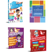 4. Sınıf Tüm Dersler Emojili Sb+Paragraf Sb+Problemler Sb+6'lı Deneme Seti(4 Kitap)