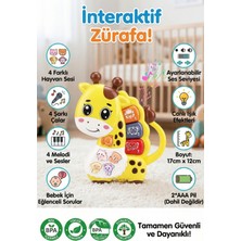 Craftivio Eğitici Müzikli ve Işıklı Interaktif Zürafa Bebek Oyuncağı - Ayarlanabilir Sesli, Bpa Içermez