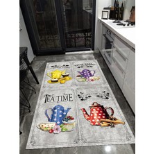 Özgürce Modern Dijital Baskı Mutfak Halısı, Yıkanabilir ve Dekoratif Dokuma