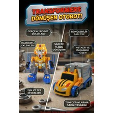 Craftivio Işıklı Sesli Dönüşebilen Robot Kamyon Otobot Transformers Oyuncak
