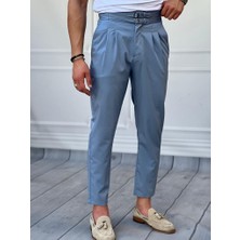 Modefendicom Toka Detaylı Çift Pile Italyan Kesim Pantolon