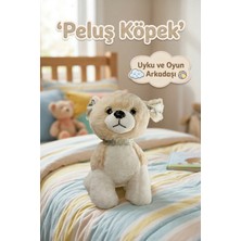 Craftivio Peluş Köpek Oyuncak - 23 cm Pullu Detaylı Uyku ve Oyun Arkadaşı