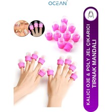 Ocean Tırnak Mandalı 20'li Paket Pembe ASU-248