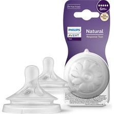 Philips Avent Natural Response 2'li Biberon Emziği, 5 Numara, 6 Ay+