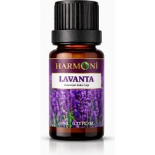 Harmoni Lavantasaf Esansiyel Uçucu Yağ Buhurdanlık Yağı Difüzör Esansı Aromaterapi Ortam Koku 10ML