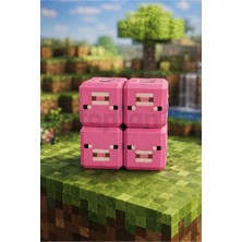 Pig Minecraft Fidget - Minecraft Sonsuz Küp, Minecraft Stres Küpü, Minecraft Domuzcuk Katlaç