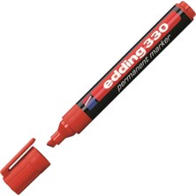 Edding Permanent Markör Kesik Uç Kırmızı ED-330