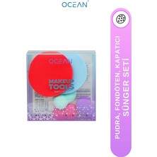 Ocean Makyaj Süngeri 2+3'lü Paket Karışık Renk ASU-186