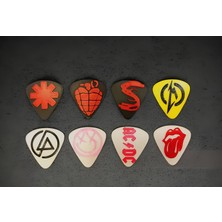 Stdeta Müzik Grubu Temalı 8 Adet Dekoratif Tasarım Kabartmalı Pena 1 mm