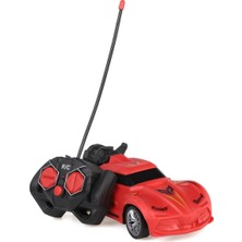 Craftivio Duman Atan Kumandalı Araba 1:18 Ölçekli Yarış Arabası Işıklı R/c Oyuncak