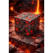 Magma Blok Redstone Minecraft Fidget - Minecraft Sonsuz Küp, Minecraft Stres Küpü, Minecraft Katlaç