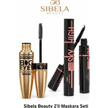 Sibela Beauty Maskara Big Eyes Volume Express Waterproof” ve “sky High Lash Extension