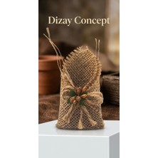 Dizay Concept Jüt Kese Nikah-Düğün-Kına Ve Benzeri özel Gün Hediyeliği - Dızay -3