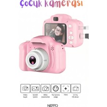 Neffo Mini 1080P Hd Çocuk Fotograf Kamerası Dijital Fotoğraf Makinesi 2.0 Inç Ekran