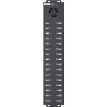 Sipolar A-832 240W 32 Port Fanlı LED USB 2.0 Hub Çoklayıcı Metal