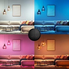 Esmo Home Hue Tap Dial Switch Döner Anahtar, Siyah, Hue Uygulaması ile Kişiselleştirilebilir, Aksesuarlar