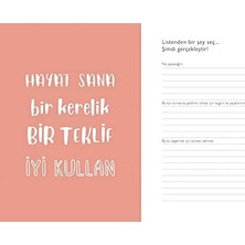 Esmo Home Motivasyon Hayat Planlayıcı Resimli Defter Sarı