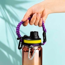 Esmo Home 1395-1 Paslanmaz Çelik Sızdırmaz Çift Katmanlı Taşıma Askılı Çay Kahve Termosu Bakır 700 ml