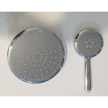 Esmo Home Krom Tepe Duş ve El Duş Başlık Seti
