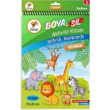Esmo Home Boya Sil Aktivite Boyama Kitabı Hayvanlar A4 Ebat