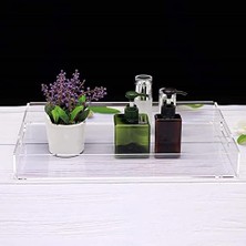 Esmo Home Şeffaf Pleksi Tasarım Tepsi