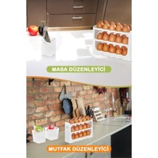 Esmo Home Life 6 Parça Buzdolabı Içi Düzenleyici ve 30 Bölmeli Yumurtalık MIT1105