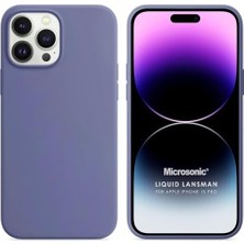 Esmo Home Kılıf 15 Pro Için Lansman Silikon Lavanta Grisi [ 15 Pro ile Uyumlu Kılıf - Lavanta Grisi]