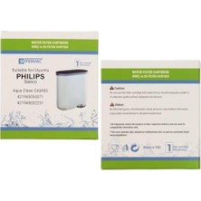 Esmo Home Espresso Makinesi EP3246 EP3343 EP3347 Aqua Clean ile Uyumlu Filtre, Aquaclean CA6903/00