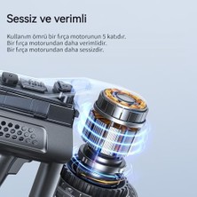 Esmo Home GSC50 Şarjlı Dikey Süpürge, 23000PA Güçlü Emişli Hafif Çubuk Elektrikli Süpürge 30 Dakika Uzun Çalışma Süresi, Çıkarılabilir Pil, El Araba Sert Zemin Halı Evcil Hayvan Kılı Için El Süpürgesi