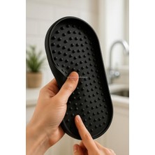 Esmo Home Silikon Yağdanlık ve Sıvı Sabunluk Altlığı 24X12 cm Kaymaz Dayanıklı Kolay Temizlenebilir Mutfak ve Banyo Tezgah Koruyucu Çok Amaçlı Şık Tasarım