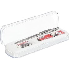 Esmo Home Graphx 3'lü Set Mekanik Kurşun Kalem Silgi Min Kurşun Gri 0.5 mm