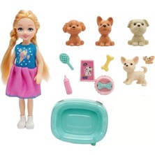 Ronanna Pet Shop - Bebekli Köpek Bakım Seti - 7722-3 - Sarışın (Lisinya)